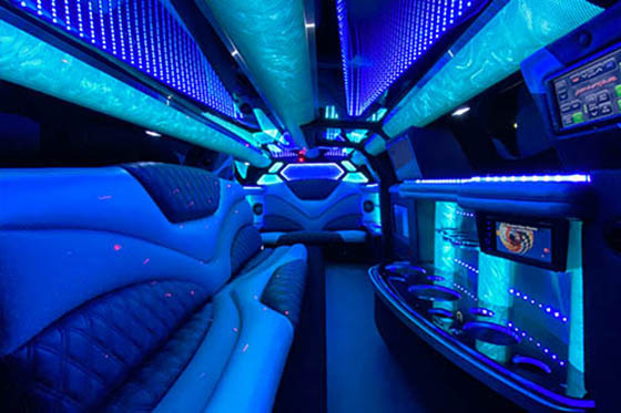 10-passenger Charger interior