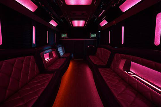 28-passenger party bus cooler