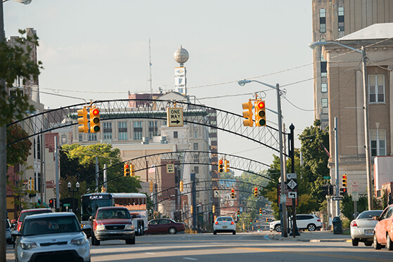 Flint, Michigan landscape