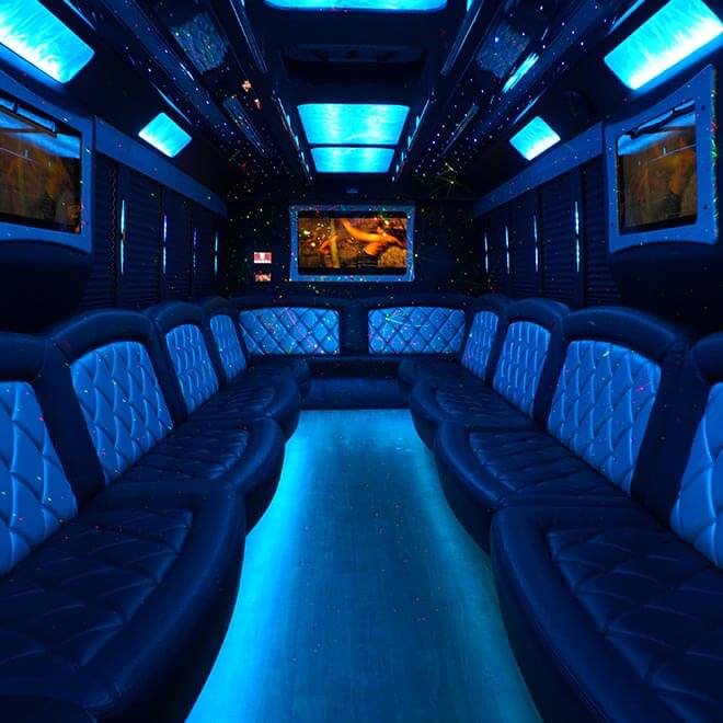 Party bus interio