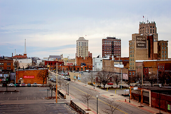 Jackson, MI, over